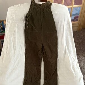 Hayden Girls Forest Green Corduroy Jumpsuit